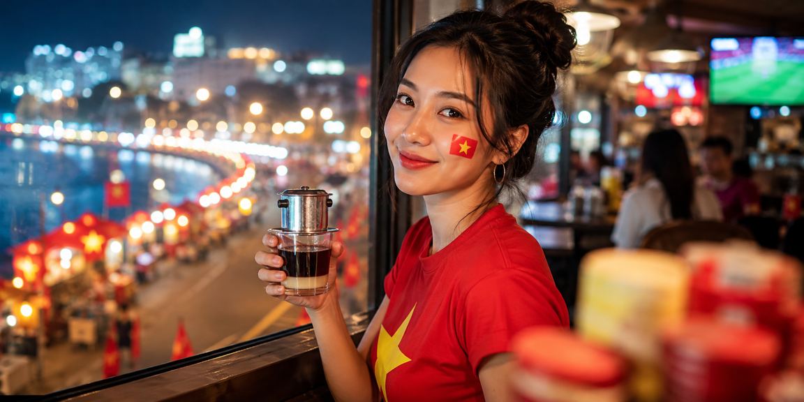 Người dùng Việt Nam xem bóng đá và đặt cược trực tuyến tại quán cà phê Đà Lạt