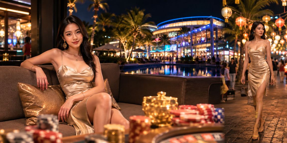 Cảnh nhộn nhịp của chợ đêm cá cược tại Phú Quốc