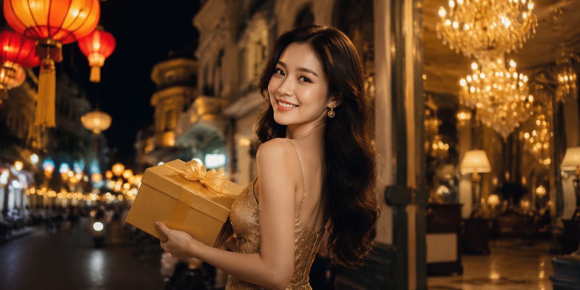 Không gian cá cược casino hiện đại tại Việt Nam với ánh đèn bắt mắt và bàn chơi sôi động